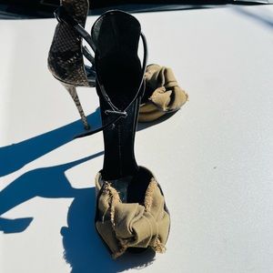 Giuseppe Zanotti Snakeskin Heels